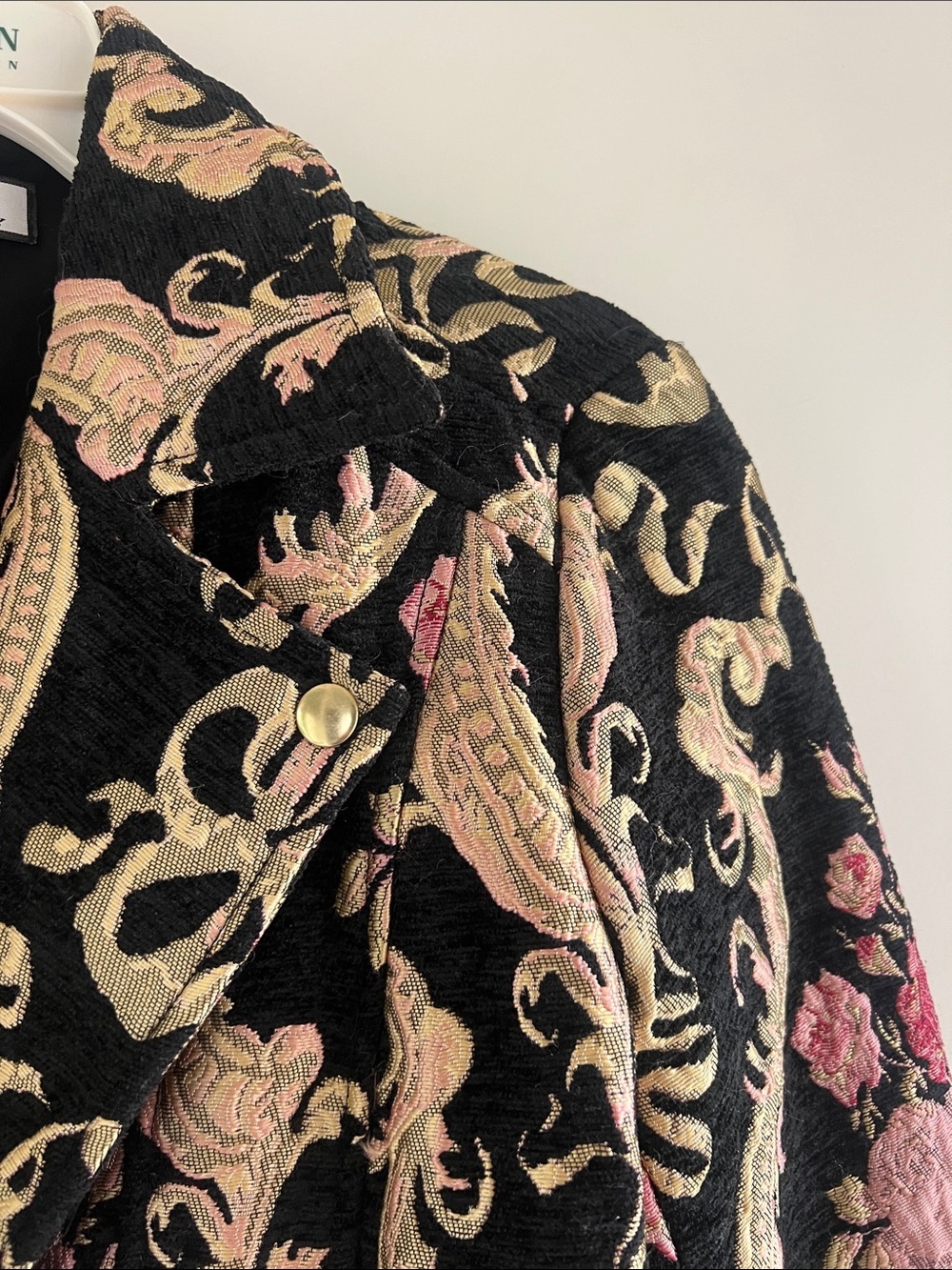 Brocade Tapestry Moto Style Jacket - Picture 5 of 16